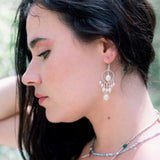 Boucles d'Oreilles Chandelier Chandra