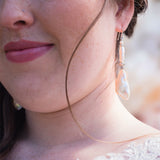 Moon Petal Earrings